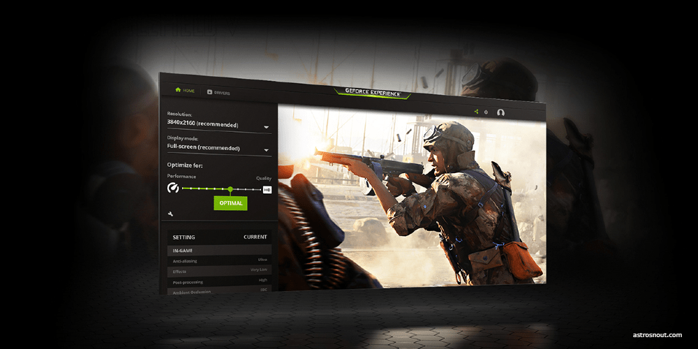 Nvidia GeForce Experience app